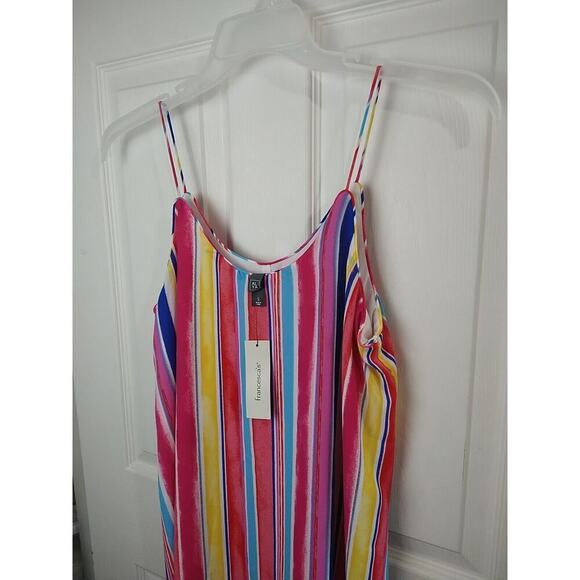 Alya Francesca Striped Mini Spaghetti Strap Dress Size S - Picture 2 of 10